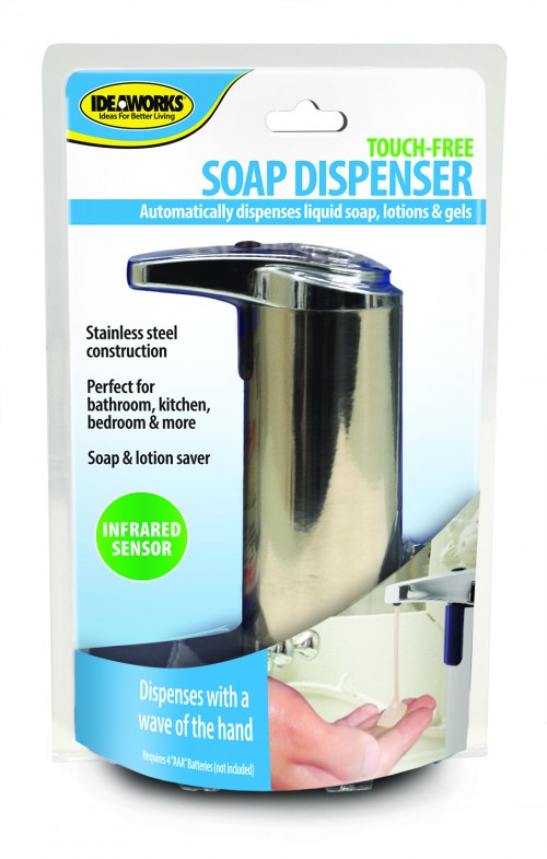 TOUCH-FREE SOAP DISPENSER