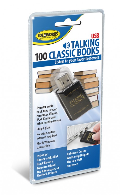 USB 100 TALKING CLASSIC BOOKS