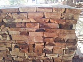 Non Polished Babool Wood Cut Size, for Making Furniture, Flooring, Kitchen Cabinets, Staires, Doors