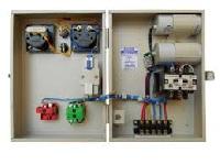 Single phase motor control panel