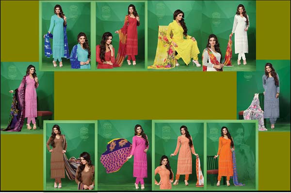 Karachi Designer Embroidery Dress Material