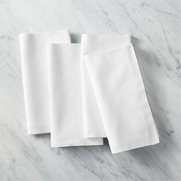 Plain Restaurant Napkin, Color : White