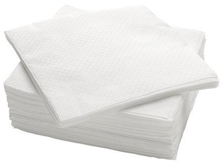 Square Soft Tissue Paper, for Hotel Etc., Pattern : Embossed