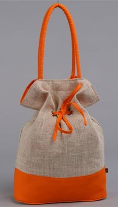 Rishtey Bags Jute+Canvas Aahana Potli, for favor purpose