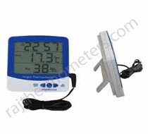 Digital Hygrometer With Clock