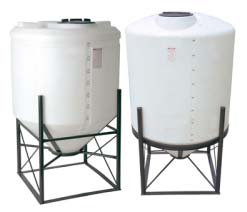 Color Coated Cone Bottom Tanks, for Industrial, Color : White