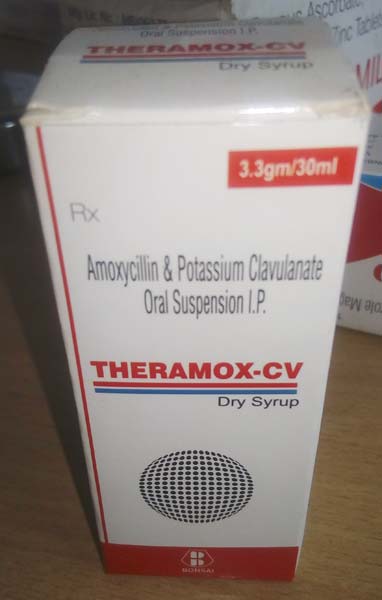 Amoxicillin and Clavulanate drysyrup