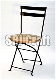 Wood and Metal Folding Chair, for Home, Office, School, Feature : Attractive Designs, Easy To Place