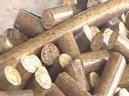 Groundnut Shell Briquettes