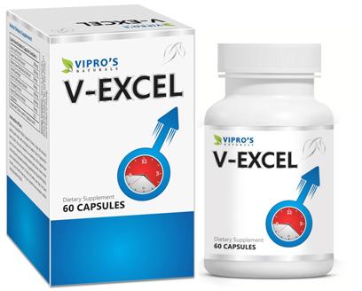 V-Excel Herbal Vigra Capusles - 60 Caps