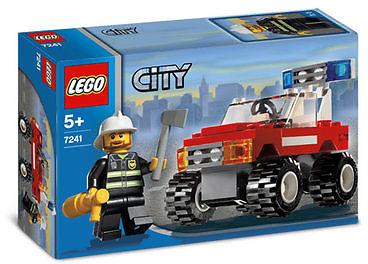 Lego 7241 City Fire Car New/sealed