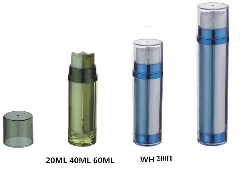 2x15ml 2x20ml 2x30ml dual chamber cosmetic packaging bottle