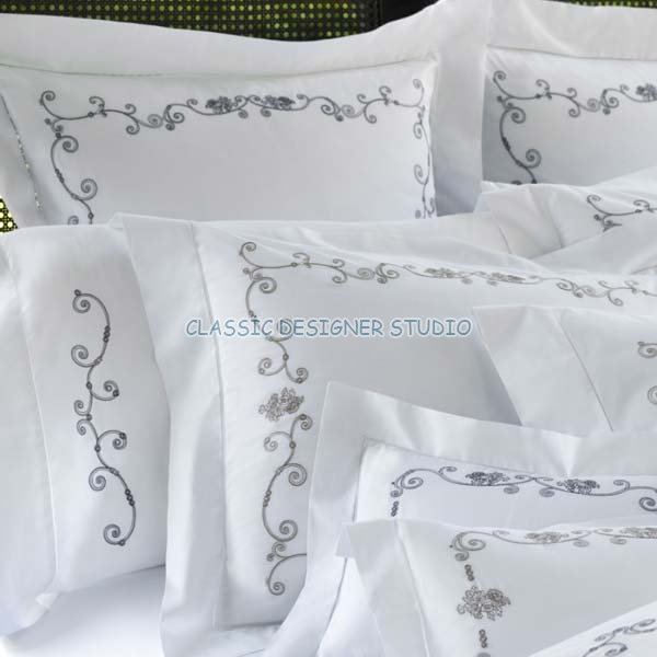 Embroidered Silk Cushions
