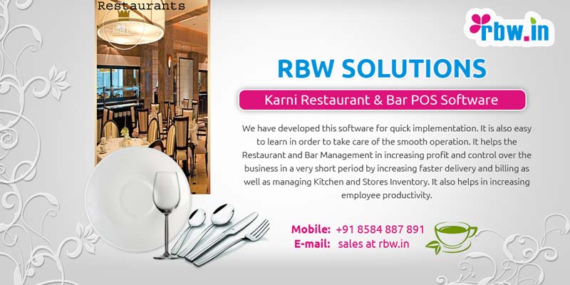 Restaurant and Bar Software