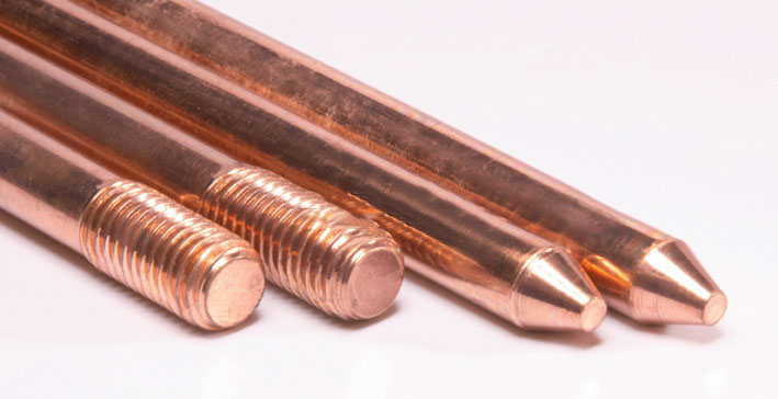 Volta Copper Bonded Earthing Rods, for electrical, Size : 2 mtr