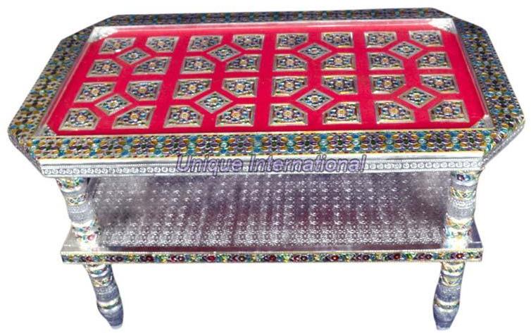 Rectangular Rajwadi Coffee Table, for Home, Size : Large