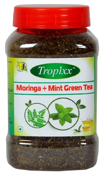 Moringa Tea With Green Tea Leaves and Mint Leaves (Loose Leaf Tea) Natural