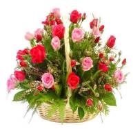 Rose Flowers Basket