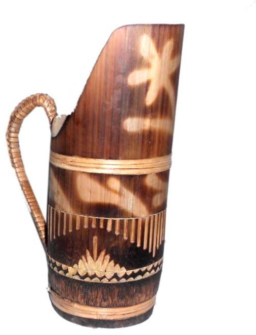 Creative Thought Bamboo Jug A, for Home decor, Size : 11x7 cm