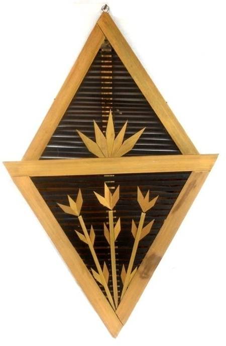 Bamboo Triangular Letter Box