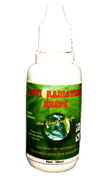 Hawaiian herbal anti radiation drops