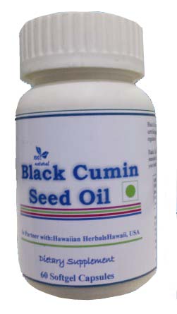 Hawaiian herbal black cumin seed oil capsule