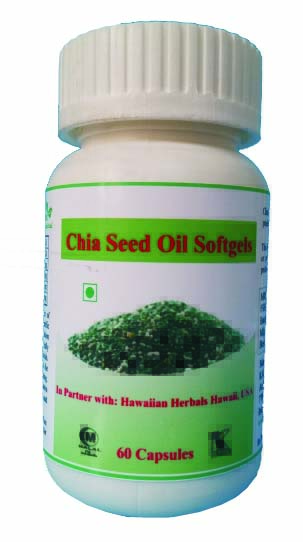 Hawaiian herbal chia seed oil softgels