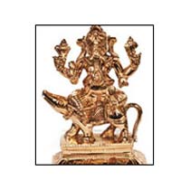 Ganesha Metal Statue