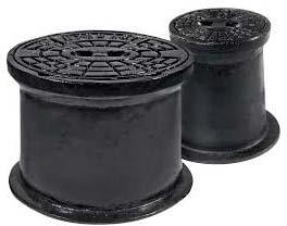 JIF Cast Iron Valve Box, Color : Black Bitumen