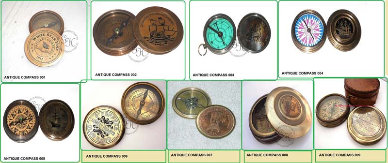 Brass Antique Compass