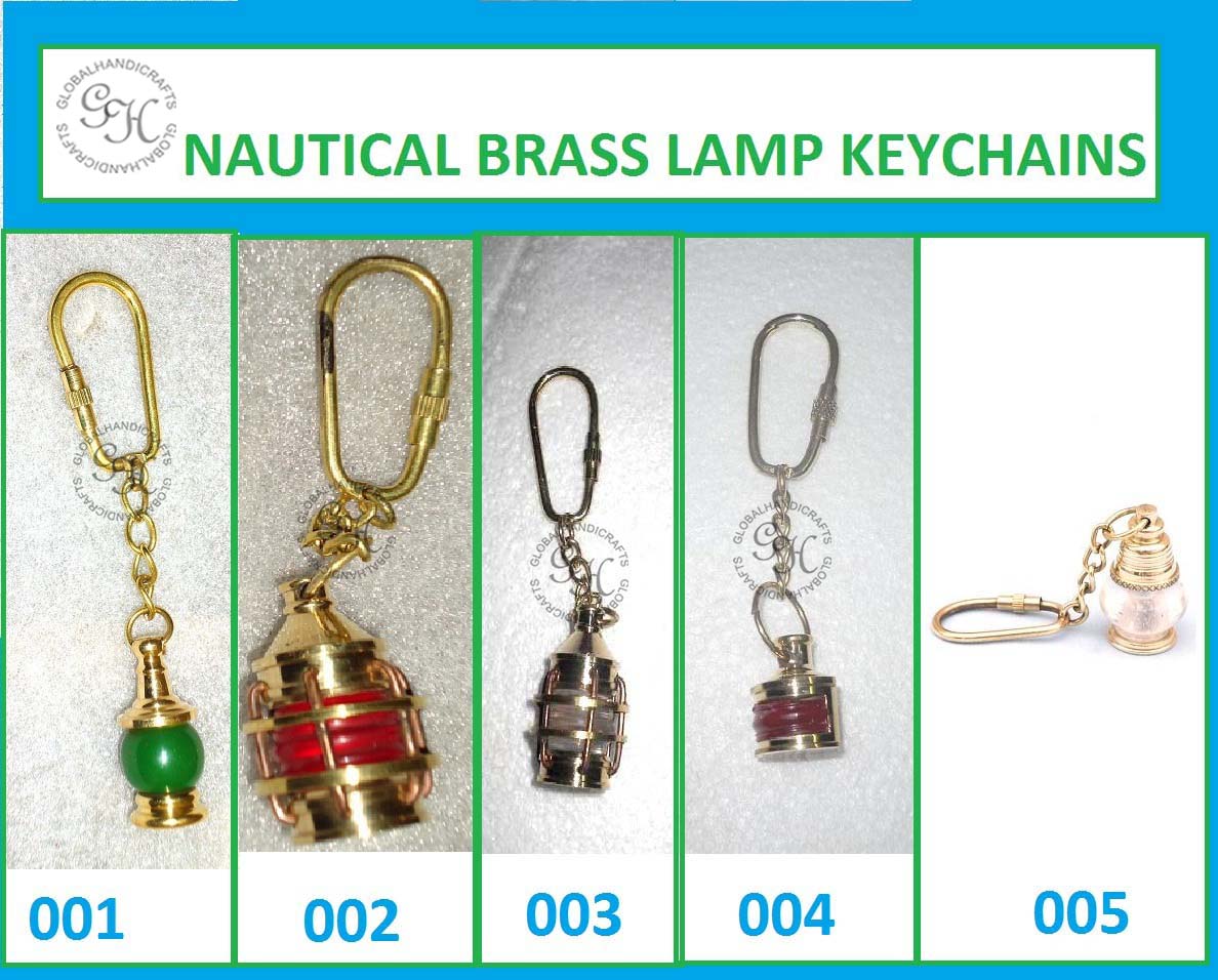 Brass Lamp Keychains