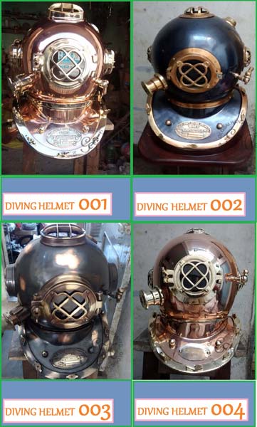 Nautical Diving Helmets