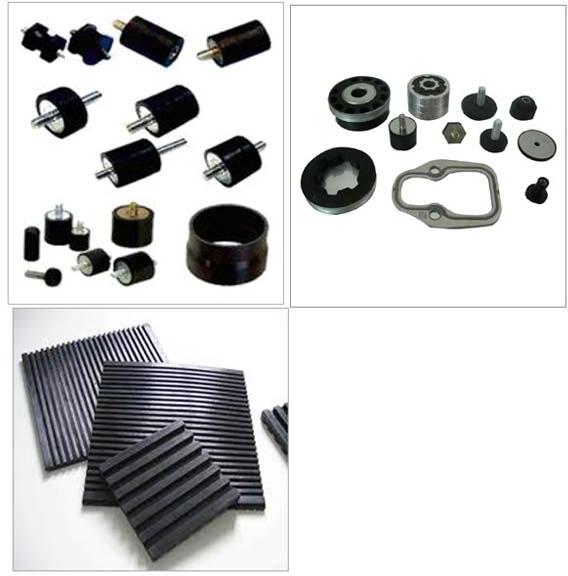 Metal rubber bonded products