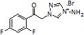 2-(4-Amino-1H-1,2,4-triazol-1-yl)- 1-(2,4-difluorophenyl)ethanone bromide
