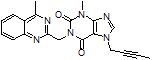 7-(but-2-yn-1-yl)-3-methyl-1-((4-methylquinazolin-2-yl)methyl)-1H-purine-2,6(3H,7H)-dione