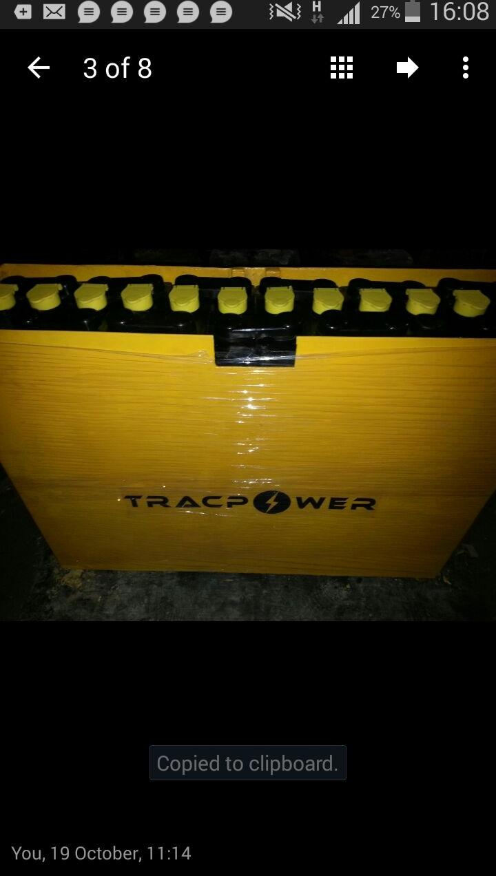 TRACPOWER Lead Acid Traction Battery, Size : OEM STANDARD