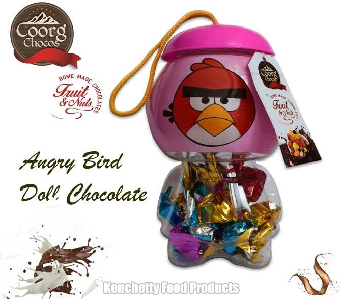 Angry Bird Shaped Chocolate Box