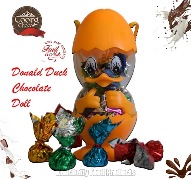 Donald Duck Shaped Chocolate Box