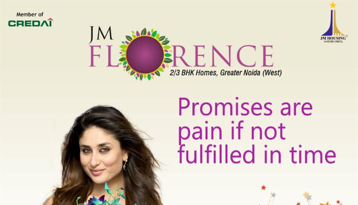 2/3/4 BHK luxury Flats in Greater Noida by JM Florence