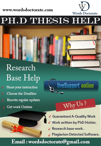 phd thesis writing assistance