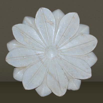 Marble Lotus Plate