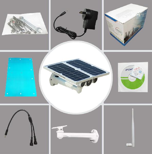 Buy Solar Power Ap Onvif P2p Wifi Outdoor Ip Camera From