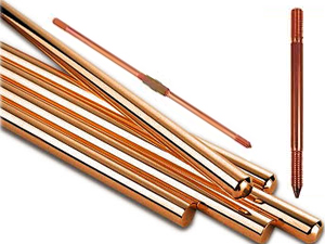 Copper bonded rod