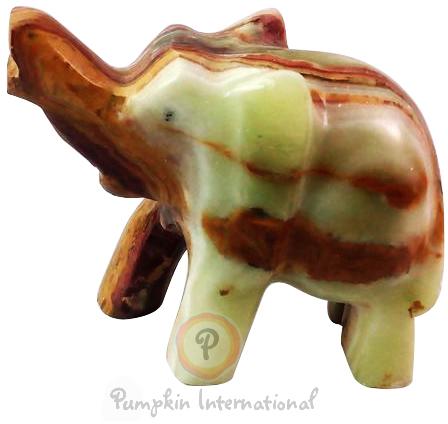 Natural Agate Elephant