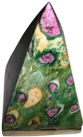 Ruby Zoisite Gemstone Pyramids