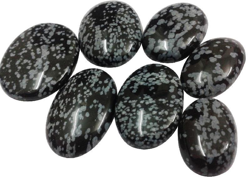 Snowflake Obsidian Gemstone Cabochons