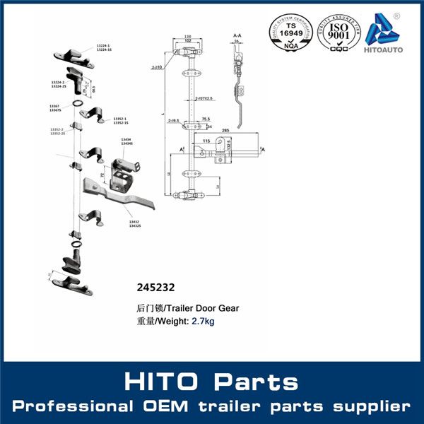 Truck Accessories Heavy Duty Door Locking Gear Manufacturer In