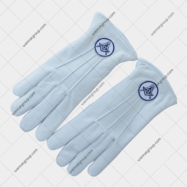 Masonic Royal Arch 100/% Cotton White Masonic Gloves X Large