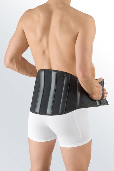 Medi Black Protect.lumbaforte-lumbar Belt, For Improves Posture, Pattern : Plain