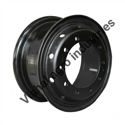 Black Tube Steel Wheel Rim 8.00V-20